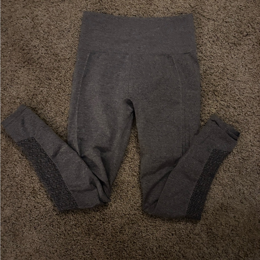 Fabletics Gray High-Waisted Leggings